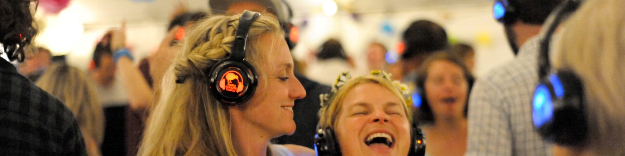 A Silent Disco is a great addition to a wedding party!